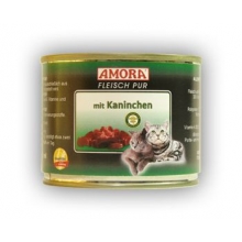 Amora kassikonserv looma- ja küülikulihaga 12x200 gr. 100% liha!